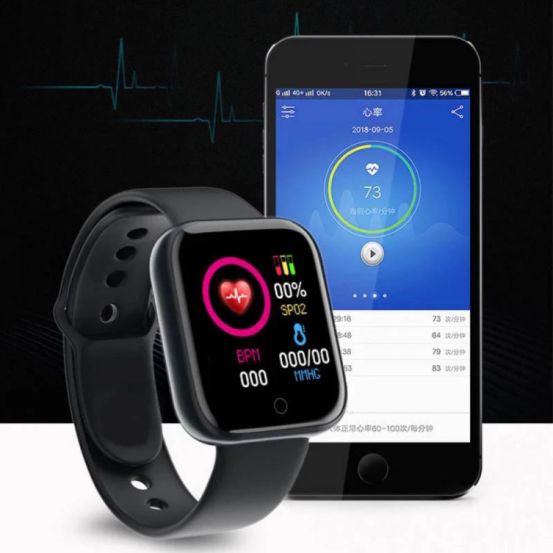 Multifunctional Smart Watch Fitness Sport Uhr Bluetooth Puls Sleep Tracker Lifestyle