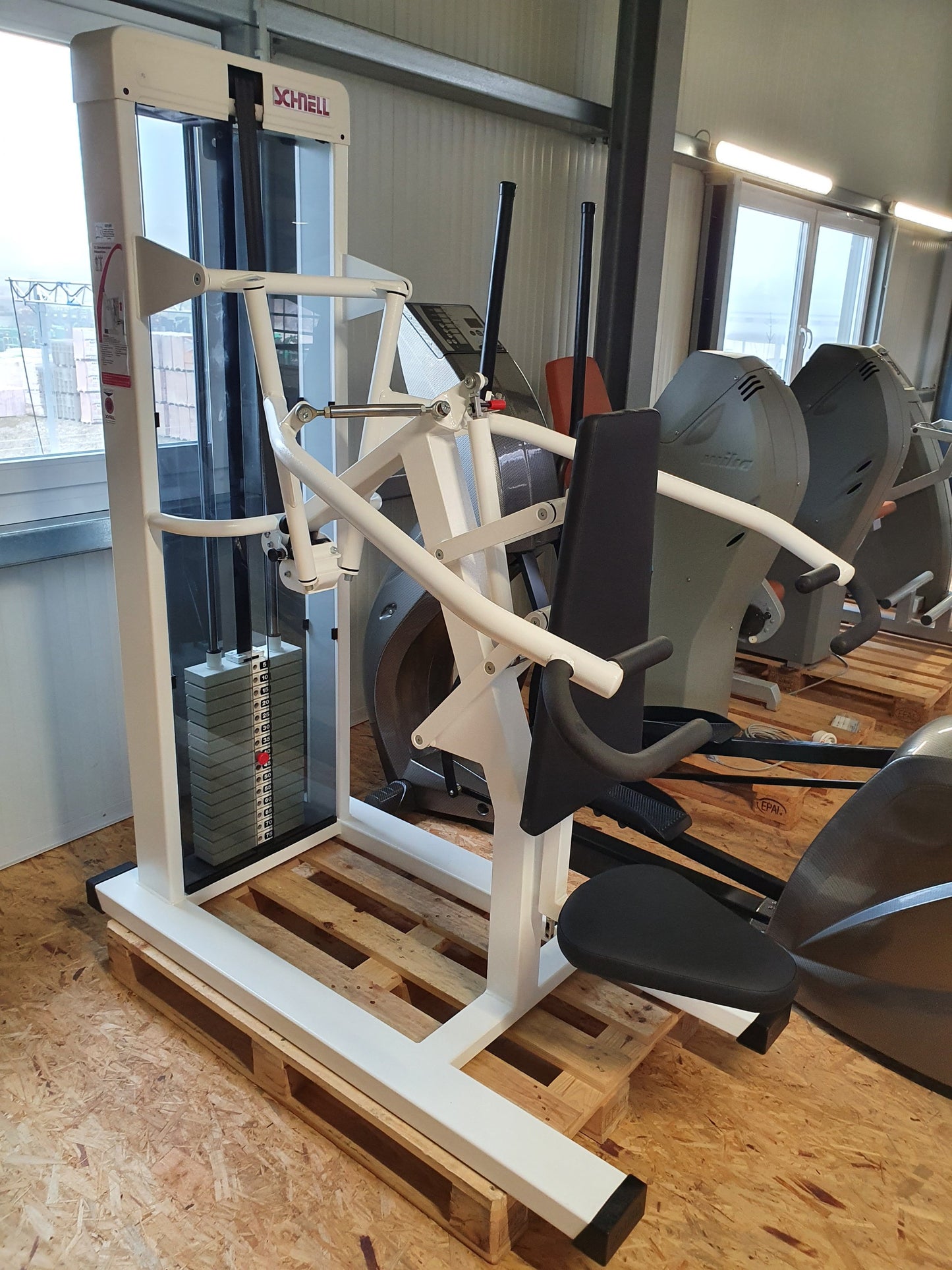 PROFI SCHNELL 3D Schulter Drückmaschine UNIKAT Fitness Studio Gym Fitness-Inserate.de
