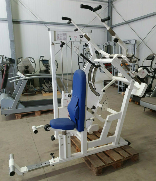 MKB Keller Schulter Nacken Kombi Maschine Presse Seated Press Fitness Studio Gym Fitness-Inserate.de