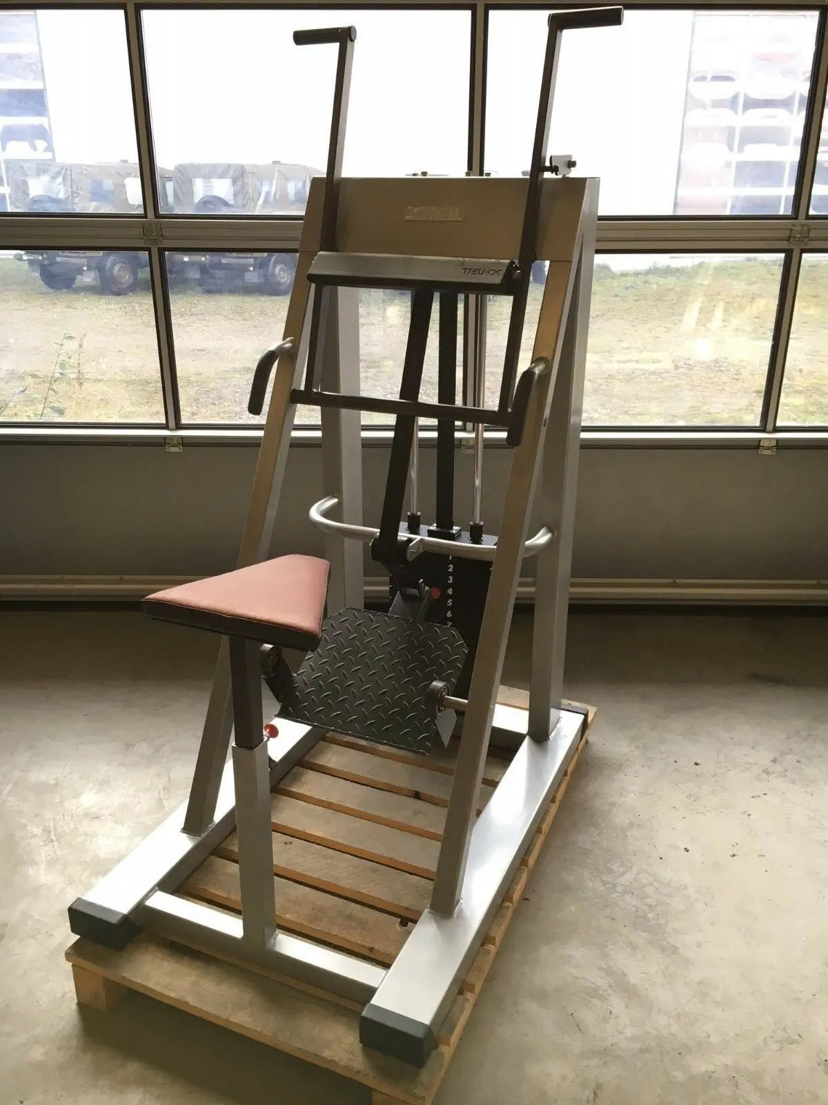 SCHNELL Profi Fitness Kombi Waden Soleus Gastrocnemius Sitzen Stand gym life Fitness-Inserate.de